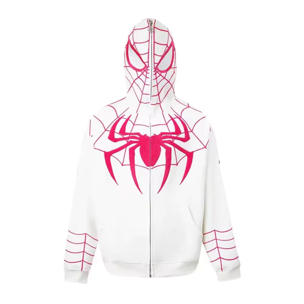 Full Face Zip Up Hoodie