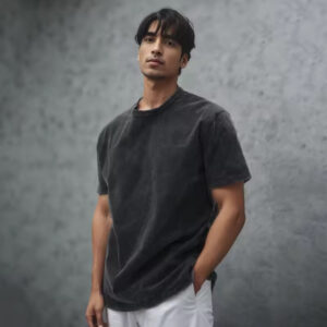 Acid wash T-shirt