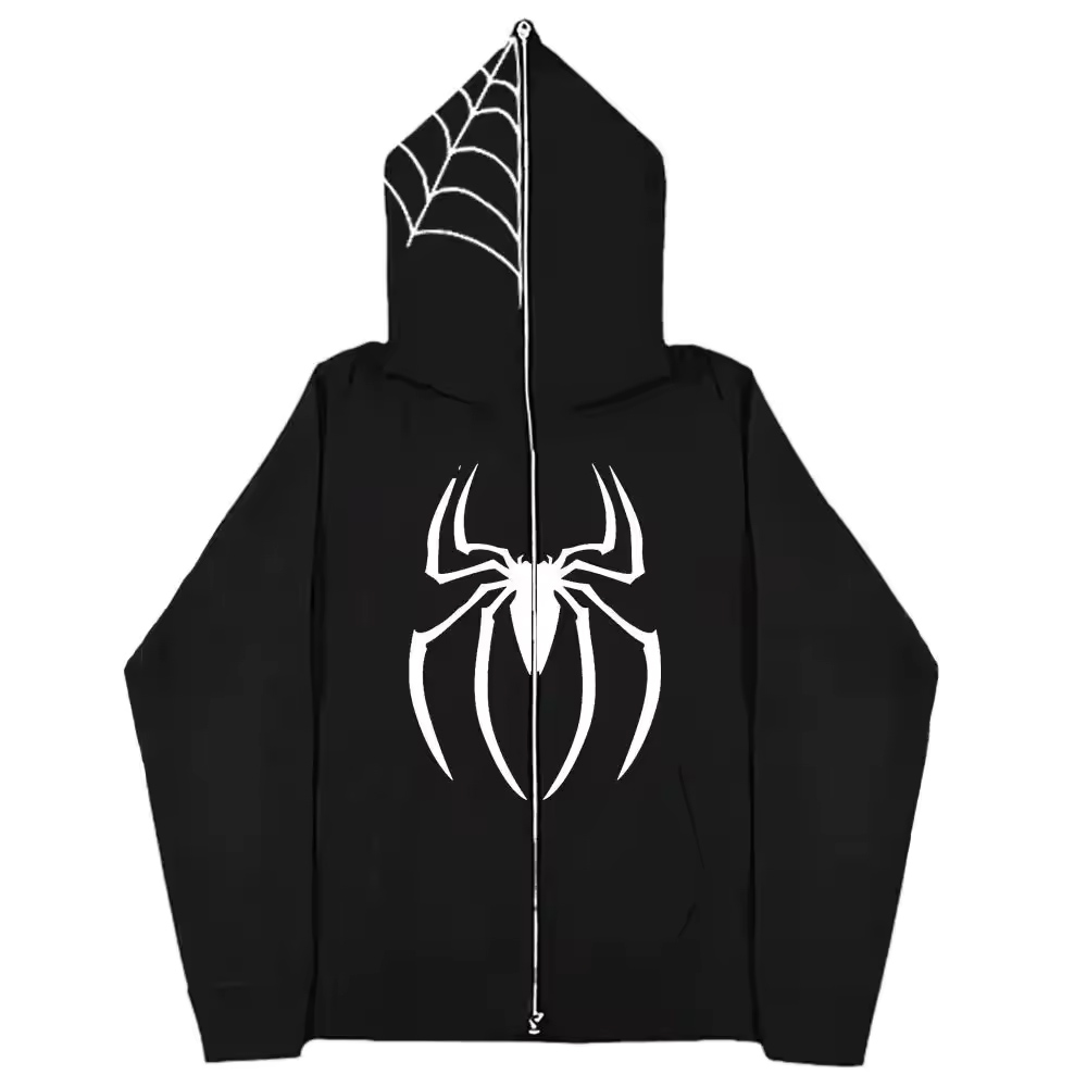 Full Face Zip Up Hoodie