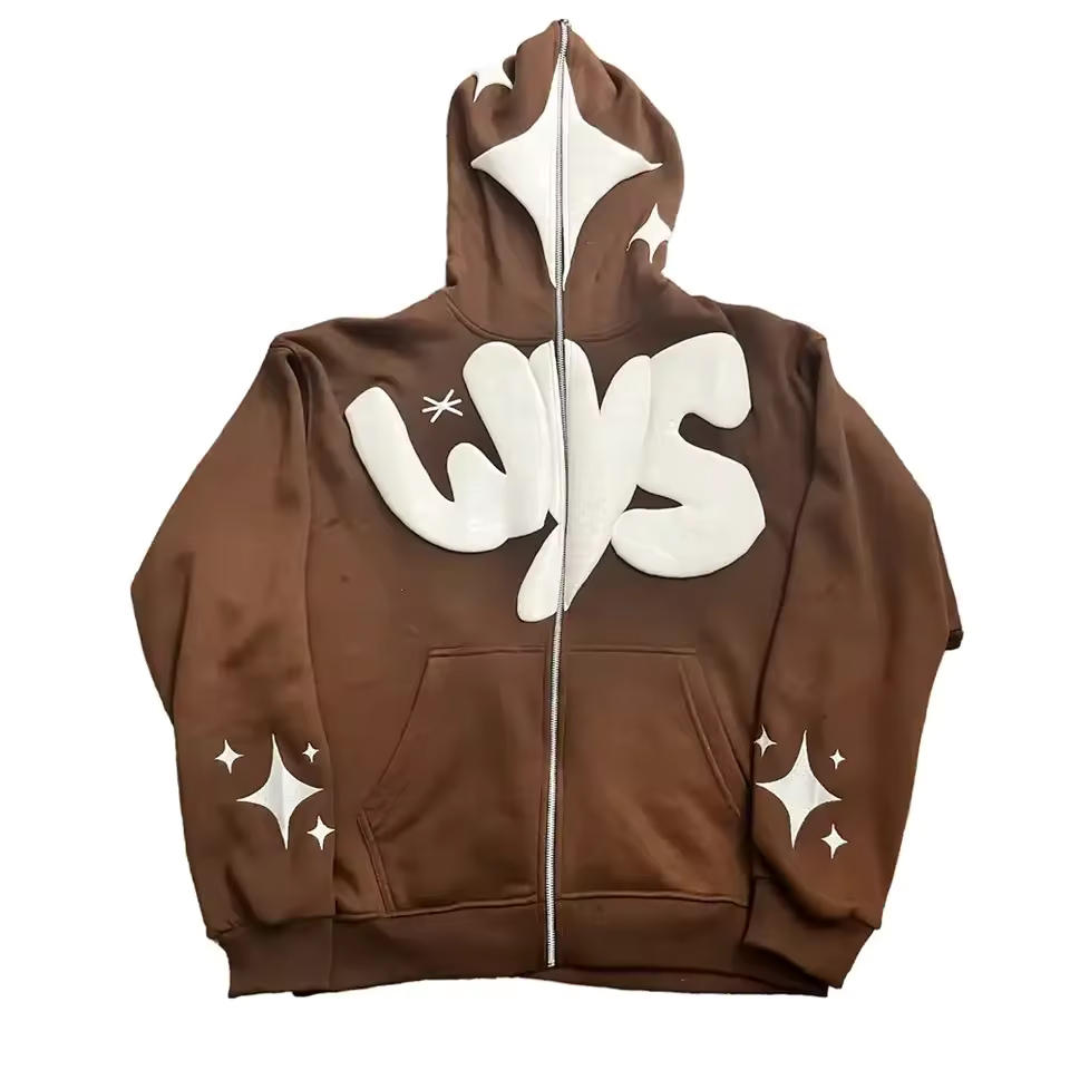 Full Face Zip Up Hoodie