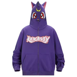 Full Face Zip Up Hoodie