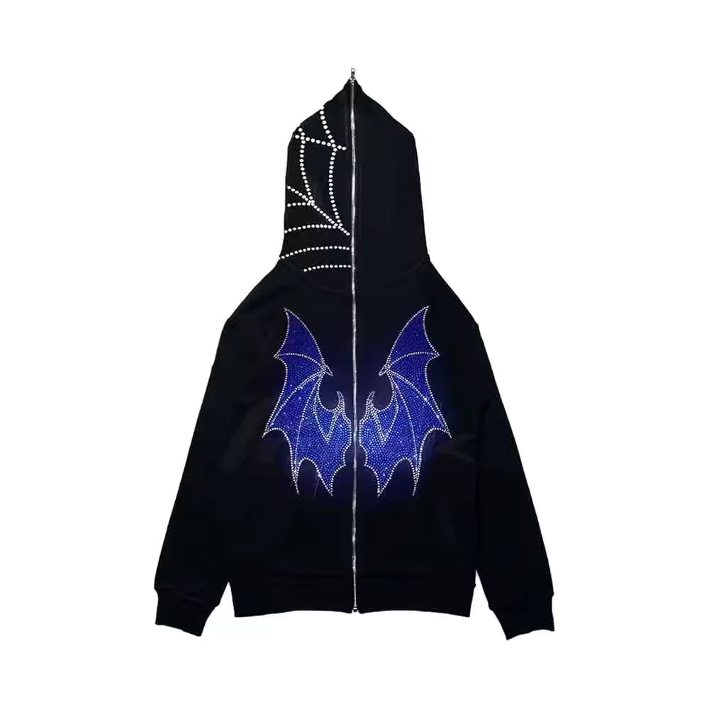 Full Face Zip Up Hoodie